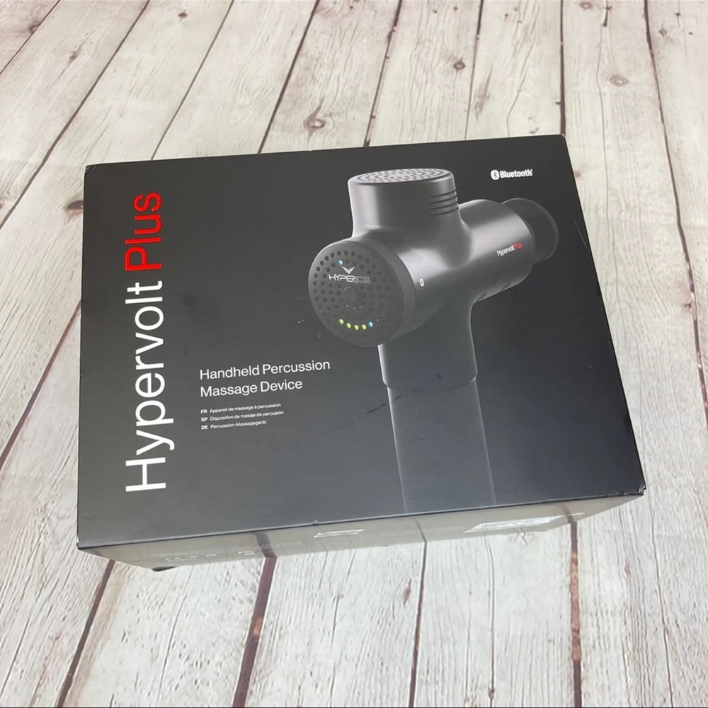 Hypervolt plus hyperice handheld percussion massage gun